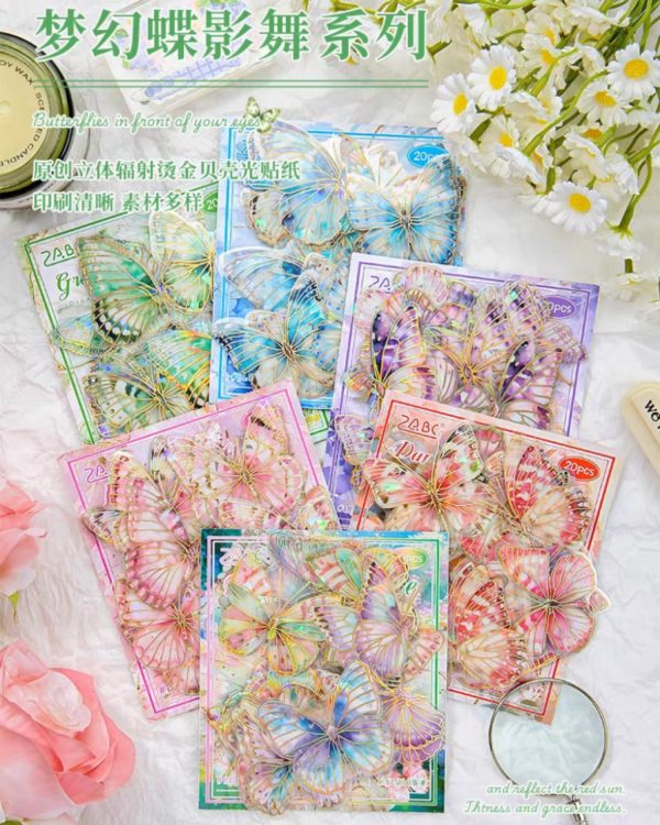 استیکر Dreamy butterfly shadow - Image 2