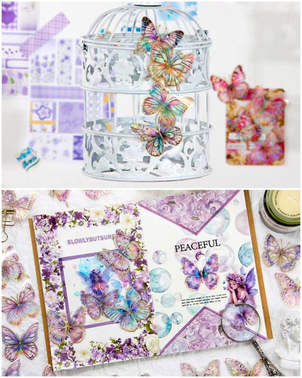 استیکر Dreamy butterfly shadow - Image 7