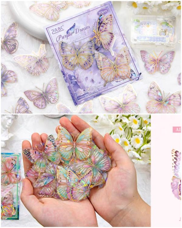 استیکر Dreamy butterfly shadow - Image 5