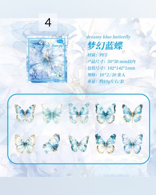 استیکر Dreamy butterfly shadow - Image 14