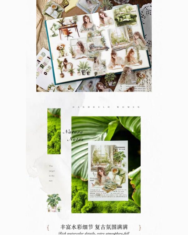 استیکر Handheld woman's catalog - Image 10