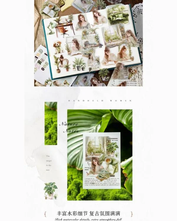 استیکر Handheld woman's catalog - تصویر 10