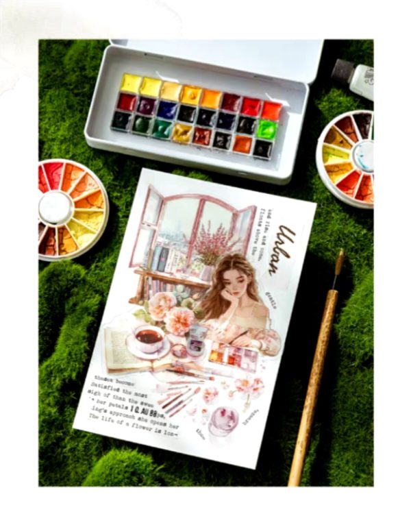 استیکر Handheld woman's catalog - Image 8