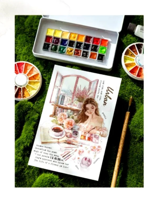 استیکر Handheld woman's catalog - تصویر 8