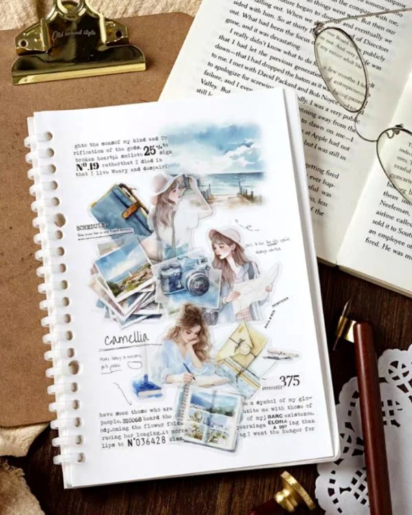 استیکر Handheld woman's catalog - تصویر 7