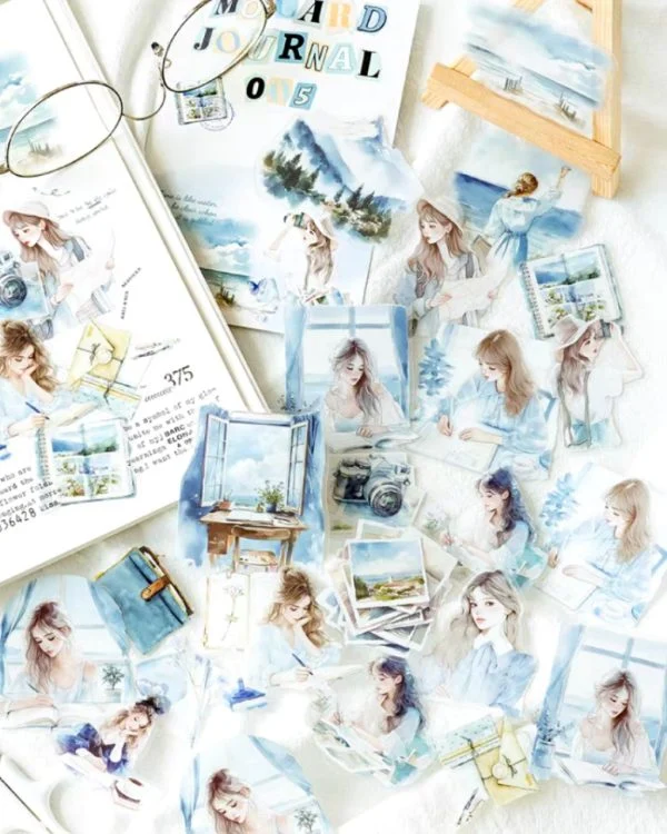 استیکر Handheld woman's catalog - تصویر 5