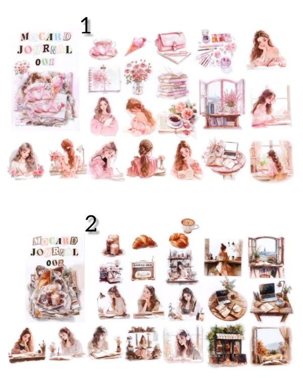 استیکر Handheld woman's catalog - تصویر 12