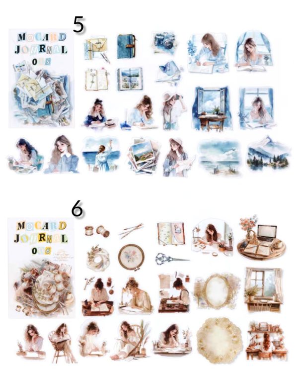 استیکر Handheld woman's catalog - Image 14