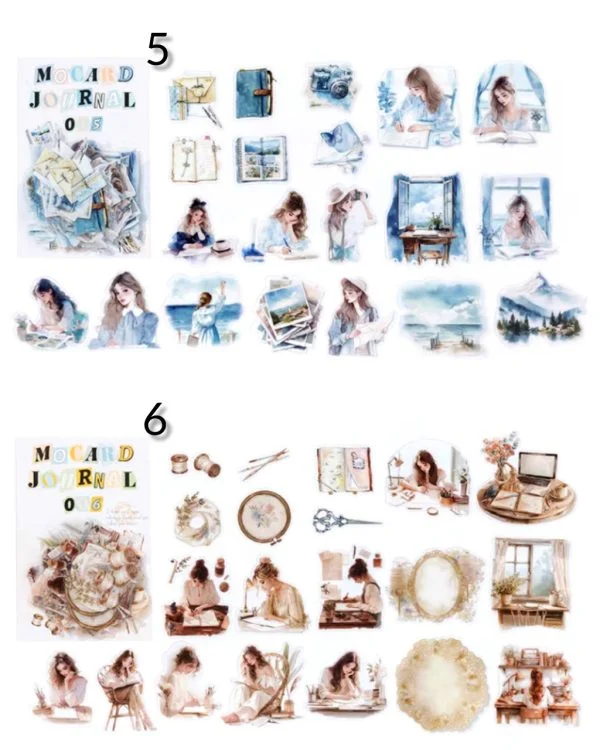 استیکر Handheld woman's catalog - تصویر 14