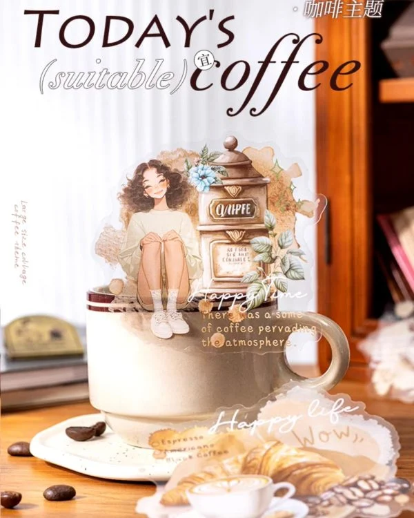 استیکر میکس آرت Today's suitable coffee - تصویر 2