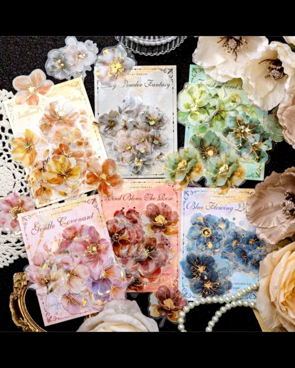 استیکر The poetry series of flowers - Image 12