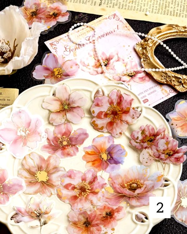 استیکر The poetry series of flowers - Image 7