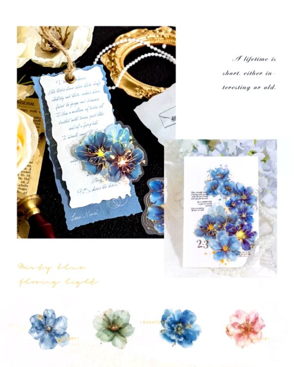 استیکر The poetry series of flowers - Image 5