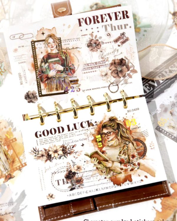 استیکر طلاکوب Greetings backwards - Image 2