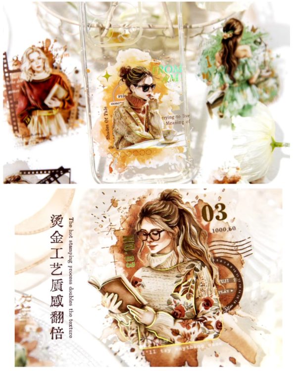 استیکر طلاکوب Greetings backwards - Image 5