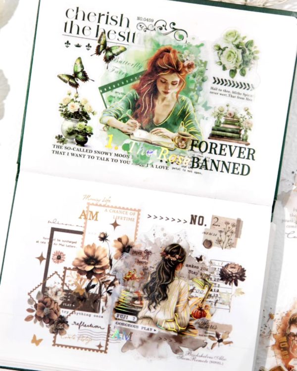 استیکر طلاکوب Greetings backwards - Image 6