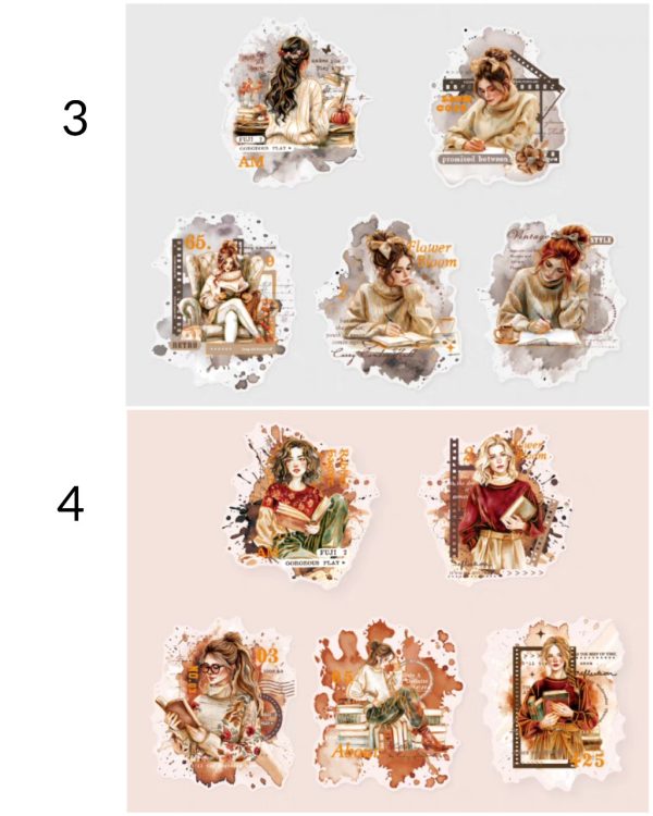 استیکر طلاکوب Greetings backwards - Image 10