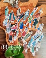 استیکر دختر Cold season