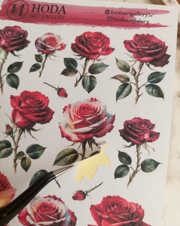 استیکر Red Rose - Image 2