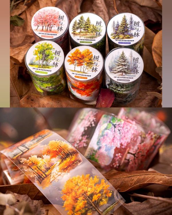 چسب واشی Trees and forest - Image 4