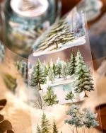 چسب واشی Trees and forest - تصویر 6