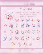 جعبه استیکر Four seasons of flowers - Image 13