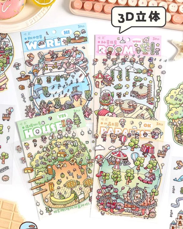 پازل استیکر سه بعدی Place of dreams - Image 4