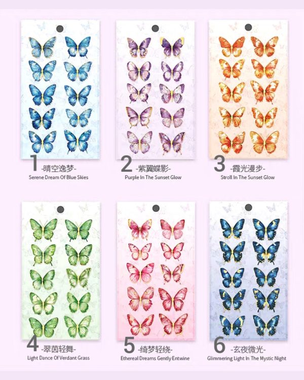 استیکر ۳بعدی پروانه - Image 10