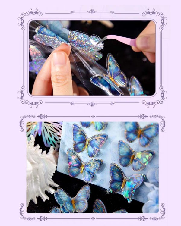 استیکر ۳بعدی پروانه - Image 7