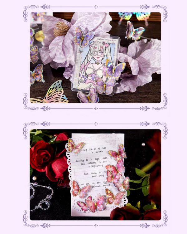 استیکر ۳بعدی پروانه - Image 4