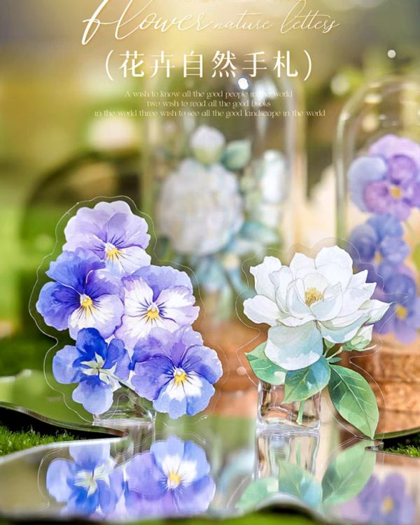 استیکر Flower Nature Letters - Image 11