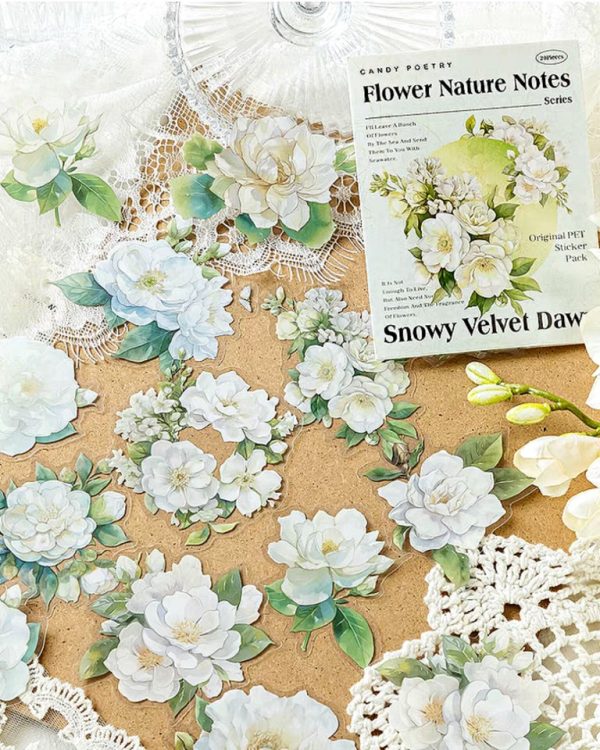 استیکر Flower Nature Letters - Image 4