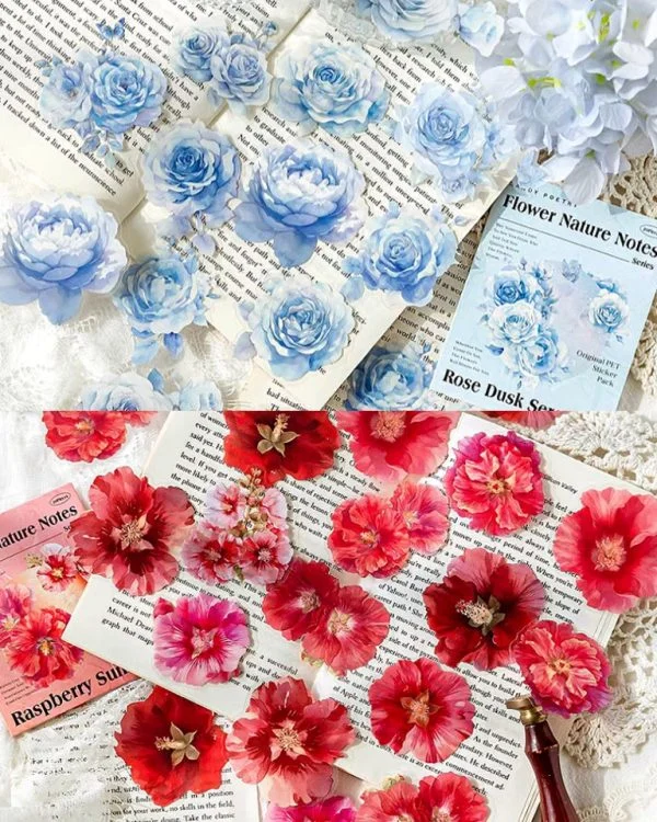 استیکر Flower Nature Letters - تصویر 5