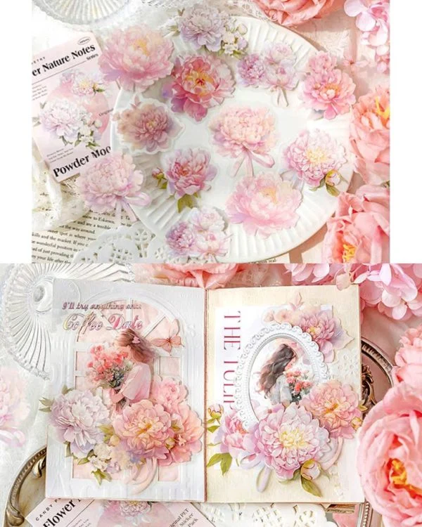 استیکر Flower Nature Letters - تصویر 6