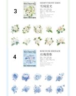 استیکر Flower Nature Letters - Image 13