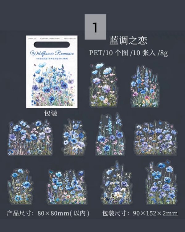 استیکر Wildflowers Romance - Image 10