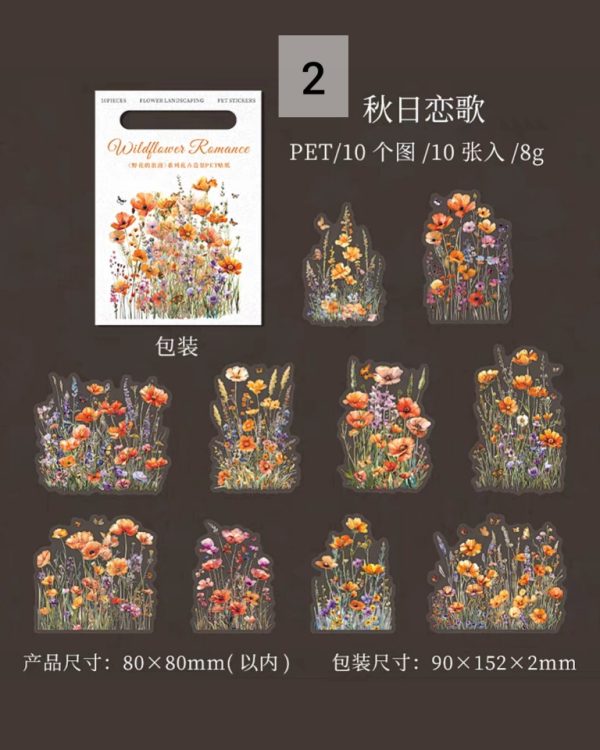 استیکر Wildflowers Romance - Image 11