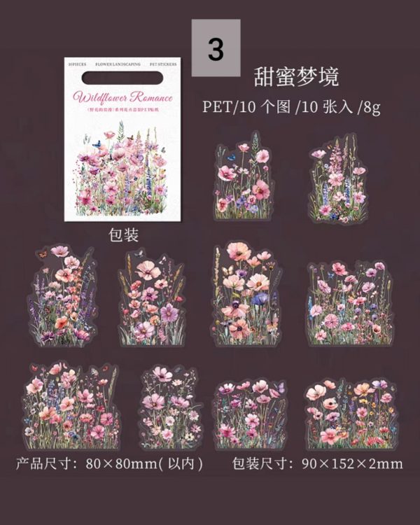 استیکر Wildflowers Romance - Image 12