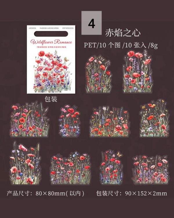 استیکر Wildflowers Romance - Image 13