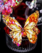 استیکر پروانه سایز بزرگ Gem Butterfly - Image 4