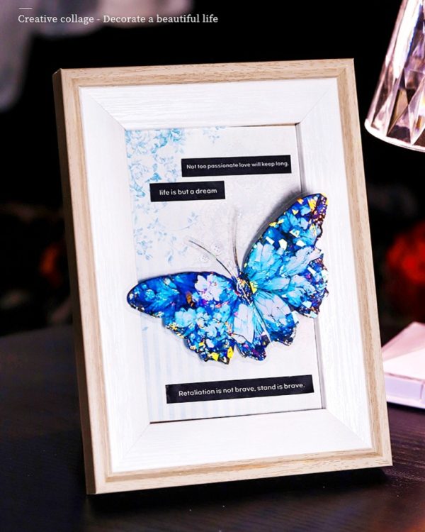 استیکر پروانه سایز بزرگ Gem Butterfly - Image 7