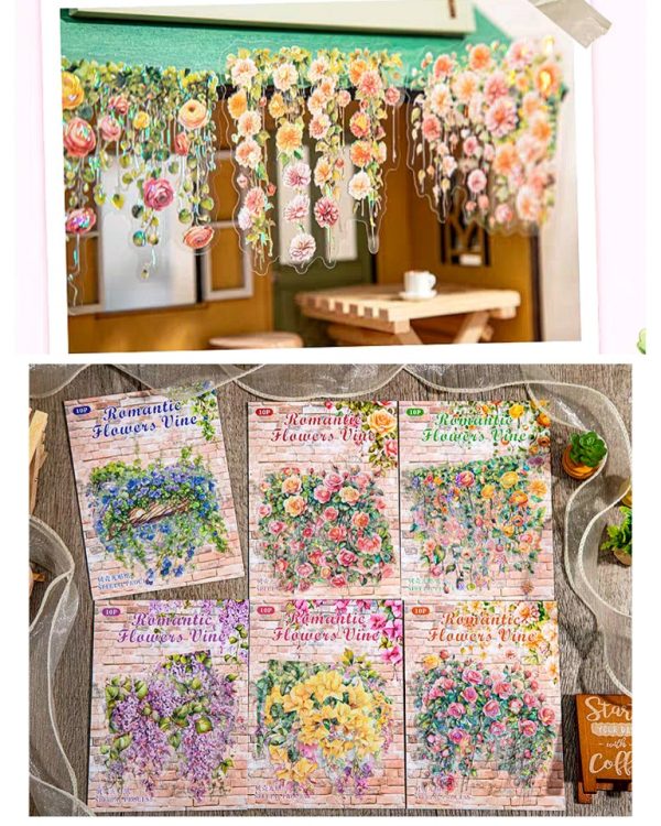 استیکر Romantic Flower vine - Image 2