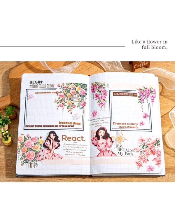 استیکر Romantic Flower vine - Image 8