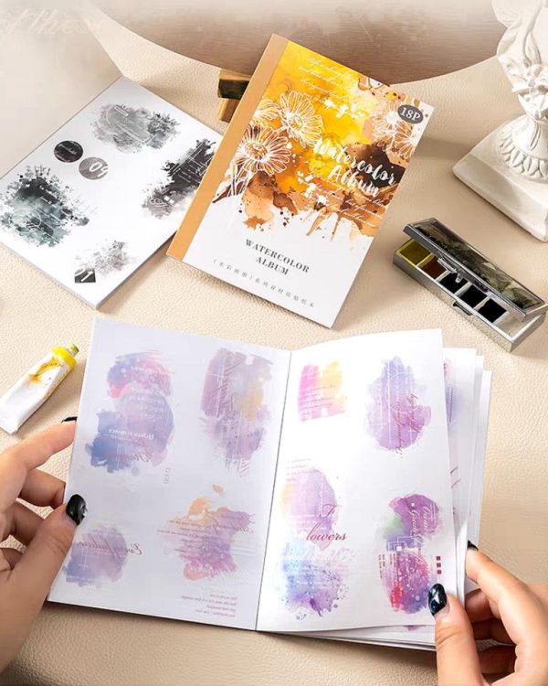 کتابچه استیکر A watercolor album - Image 2