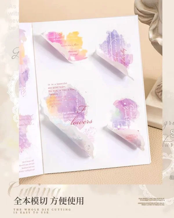 کتابچه استیکر A watercolor album - تصویر 8