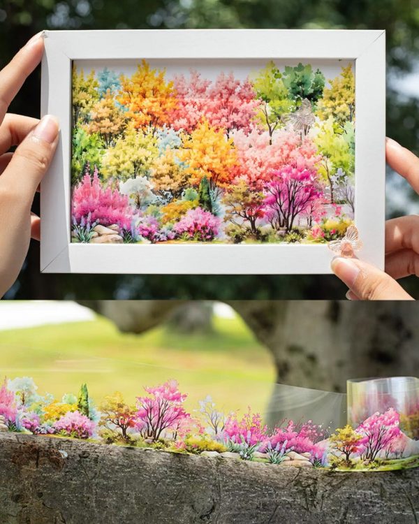 چسب واشی Bushes and flowers - Image 4
