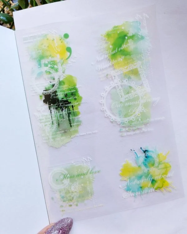 کتابچه استیکر A watercolor album - تصویر 2