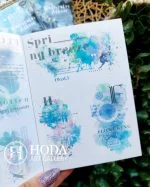 کتابچه استیکر A watercolor album