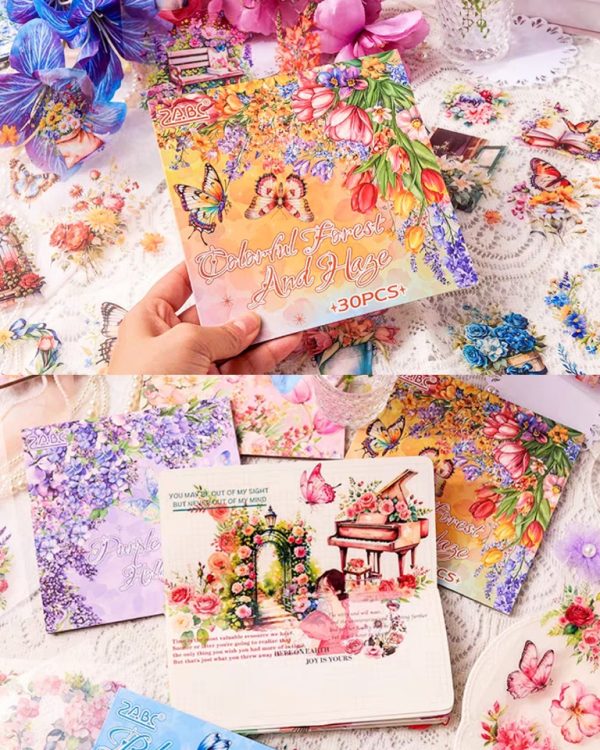 کتابچه استیکر fog locks the mountans - Image 4