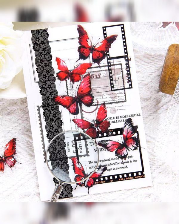 استیکر جعبه ای پروانه Colorful Tweedledum - Image 2